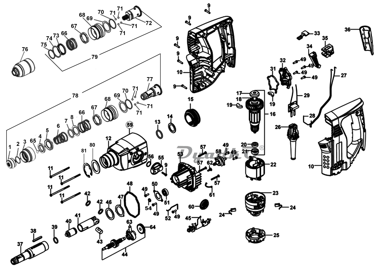 Kress 600 pse запчасти схема