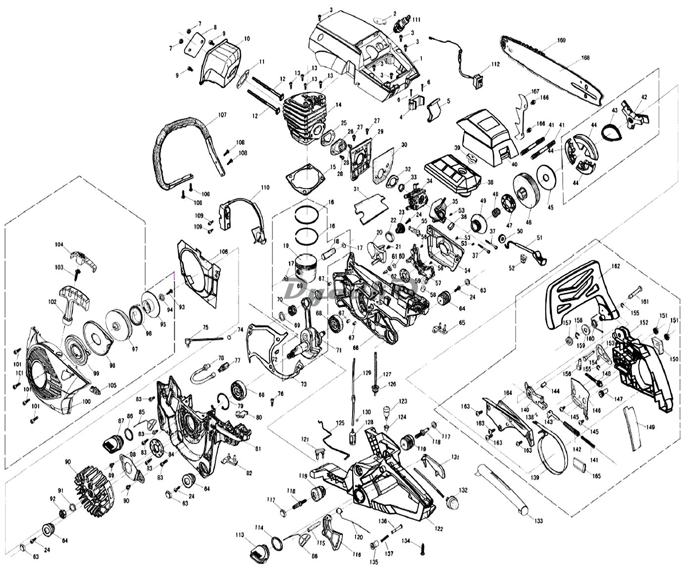 ЗАПЧАСТИ ДЛЯ БЕНЗОПИЛЫ STIHL MS 180 (страница 6)