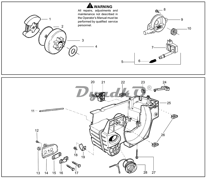 Запчасти Husqvarna 137, 142