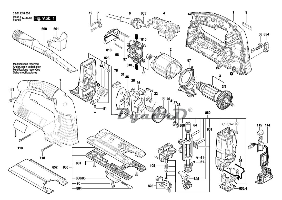 Запчасти для лобзика bosch