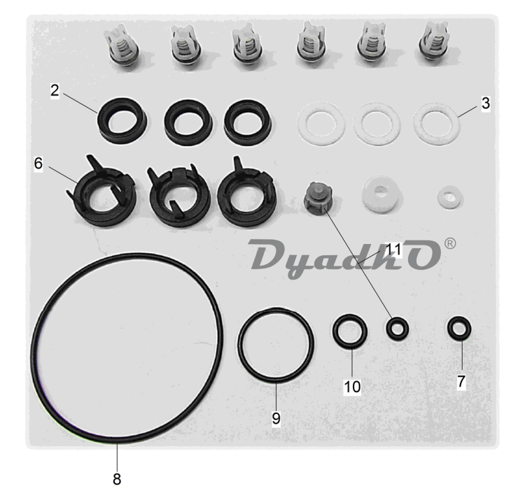 Схема (деталировка) профессиональные мойки без подогрева воды KARCHER ...